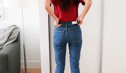 redone stretch jeans
