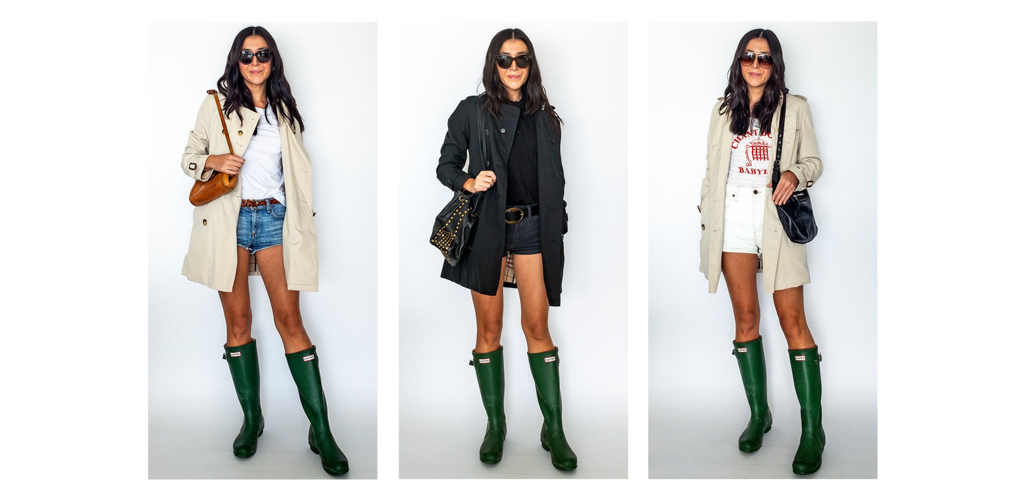 outfits to wear with rain boots